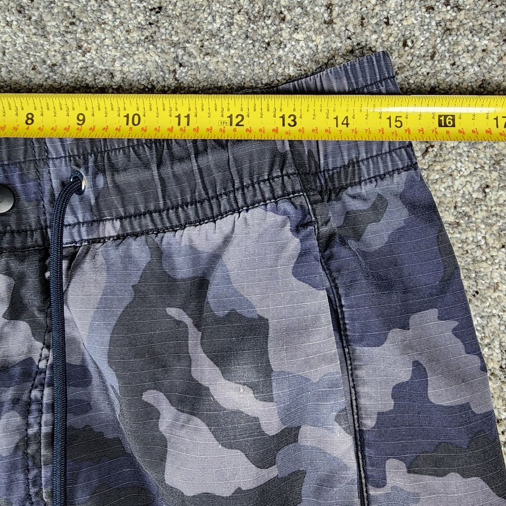 Nike NSW Jogger Pants Mens Small Blue Camo Ripstop Nylon Overlay Excellent - Picture 12 of 16
